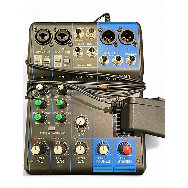 Used Yamaha MG06 Unpowered Mixer