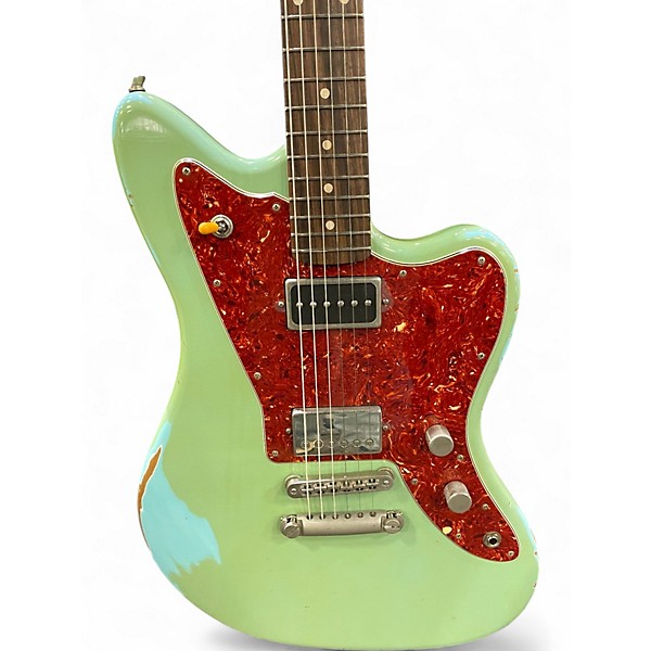 Used Fano Guitars oltre jm6 aged daphne blue Solid Body Electric Guitar