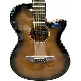 Used Ibanez AEG5012 Tobacco 12 String Acoustic Electric Guitar
