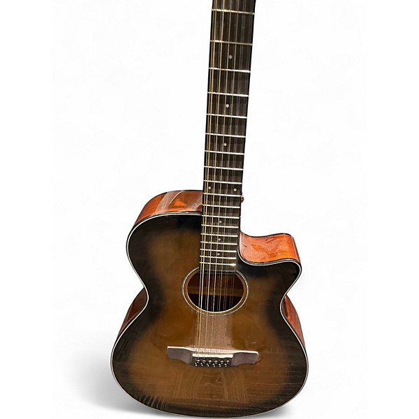 Used Ibanez AEG5012 Tobacco 12 String Acoustic Electric Guitar