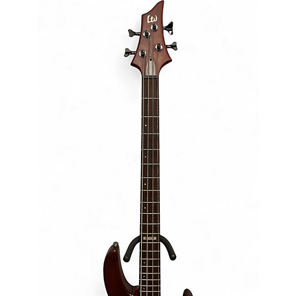 Used ESP LTD D-4 Walnut Electric Bass Guitar
