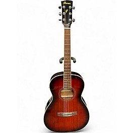 Used Ibanez PN12E Mahogany Sunburst Acoustic Electric Guitar