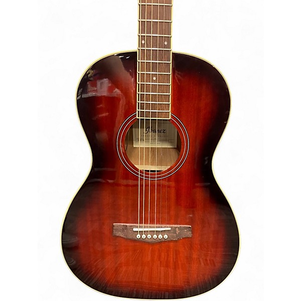 Used Ibanez PN12E Mahogany Sunburst Acoustic Electric Guitar