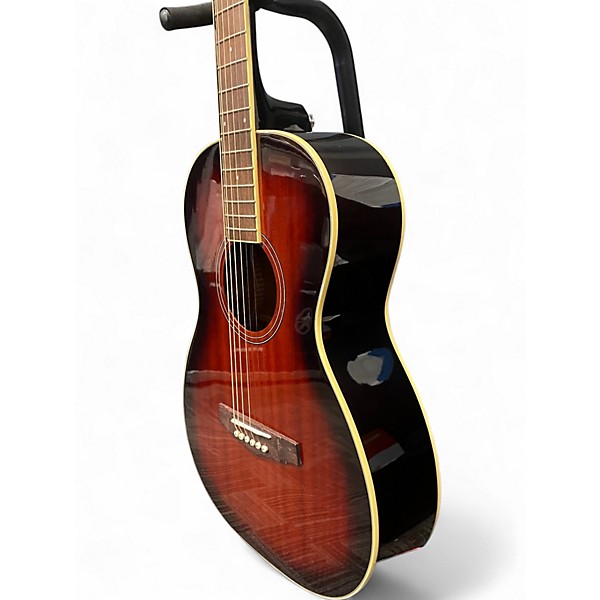 Used Ibanez PN12E Mahogany Sunburst Acoustic Electric Guitar