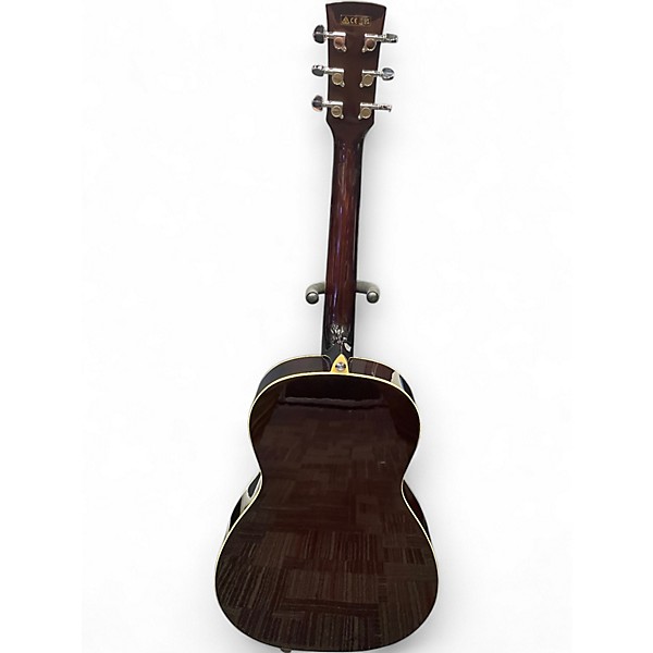 Used Ibanez PN12E Mahogany Sunburst Acoustic Electric Guitar