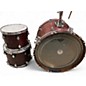 Used DW 3 Piece Drum Workshop Kit Red Maple Drum Kit