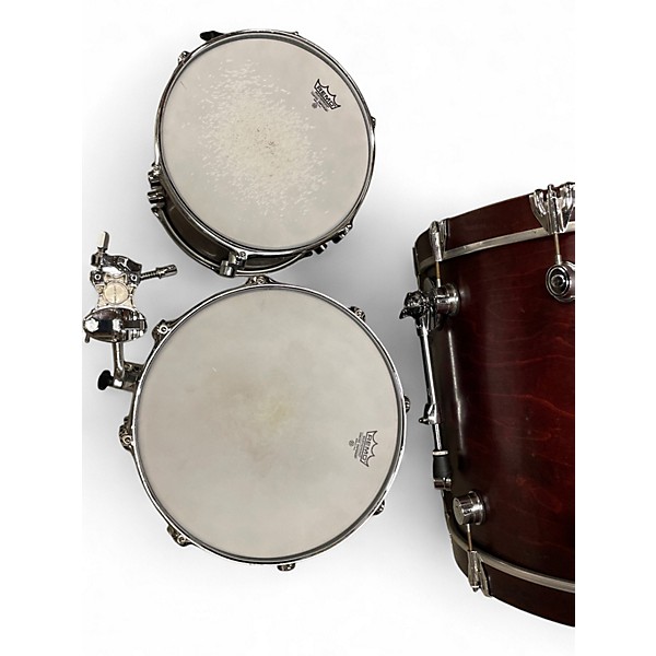 Used DW 3 Piece Drum Workshop Kit Red Maple Drum Kit