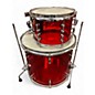 Used Pearl 7 Piece CRYSTAL BEAT 7-PIECE Red Drum Kit