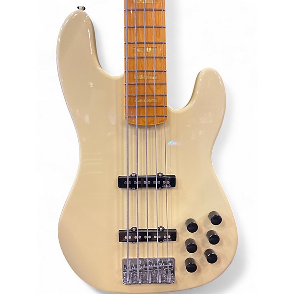Used Markbass GV5 Cream Electric Bass Guitar