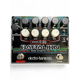 Used Electro-Harmonix BATTALION BASS PREAMP AND DI Bass Effect Pedal