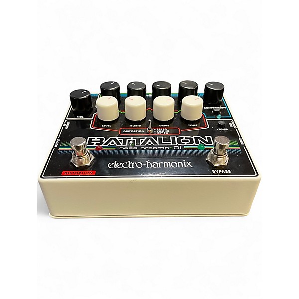 Used Electro-Harmonix BATTALION BASS PREAMP AND DI Bass Effect Pedal
