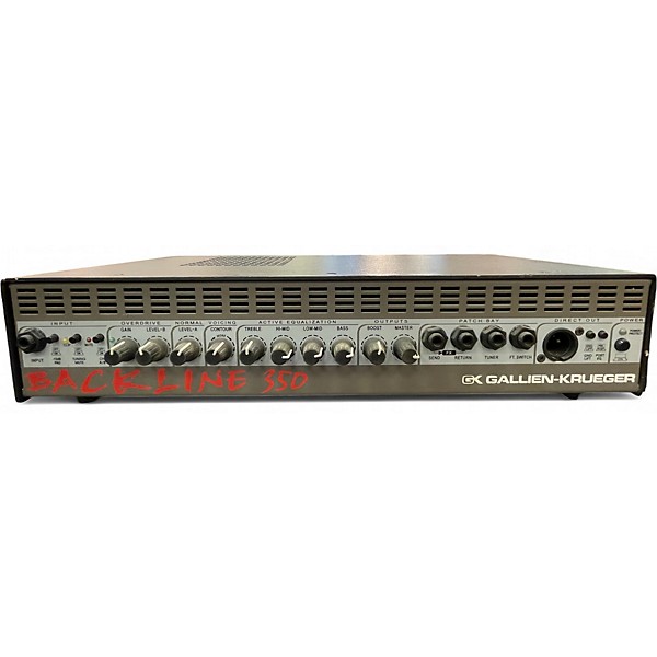 Used Gallien-Krueger Backline 350 Bass Amp Head