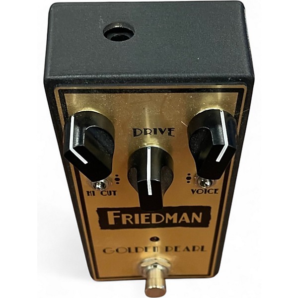 Used Friedman Golden Pearl Overdrive Effect Pedal