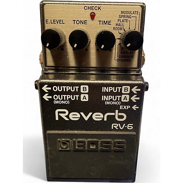 Used BOSS RV6 Digital Reverb Effect Pedal