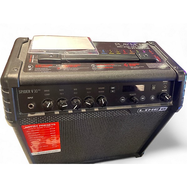 Used Line 6 Spider V 30 1x8 Guitar Combo Amp