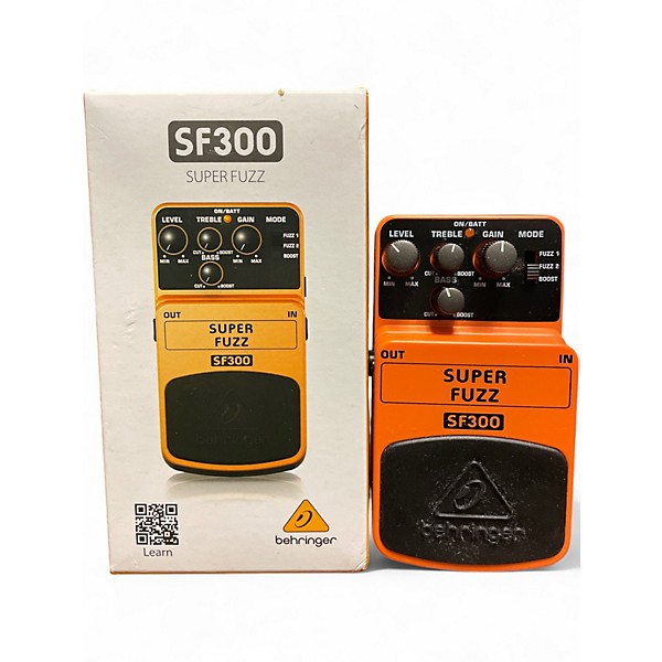 Used Behringer SF300 Super Fuzz Effect Pedal