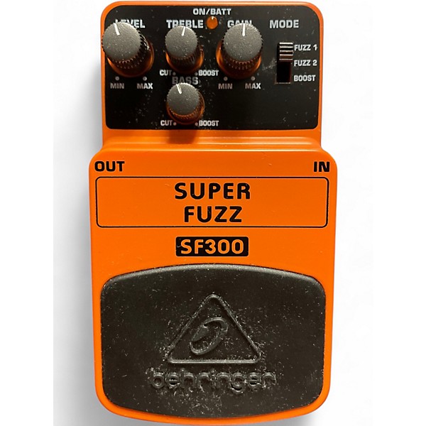Used Behringer SF300 Super Fuzz Effect Pedal