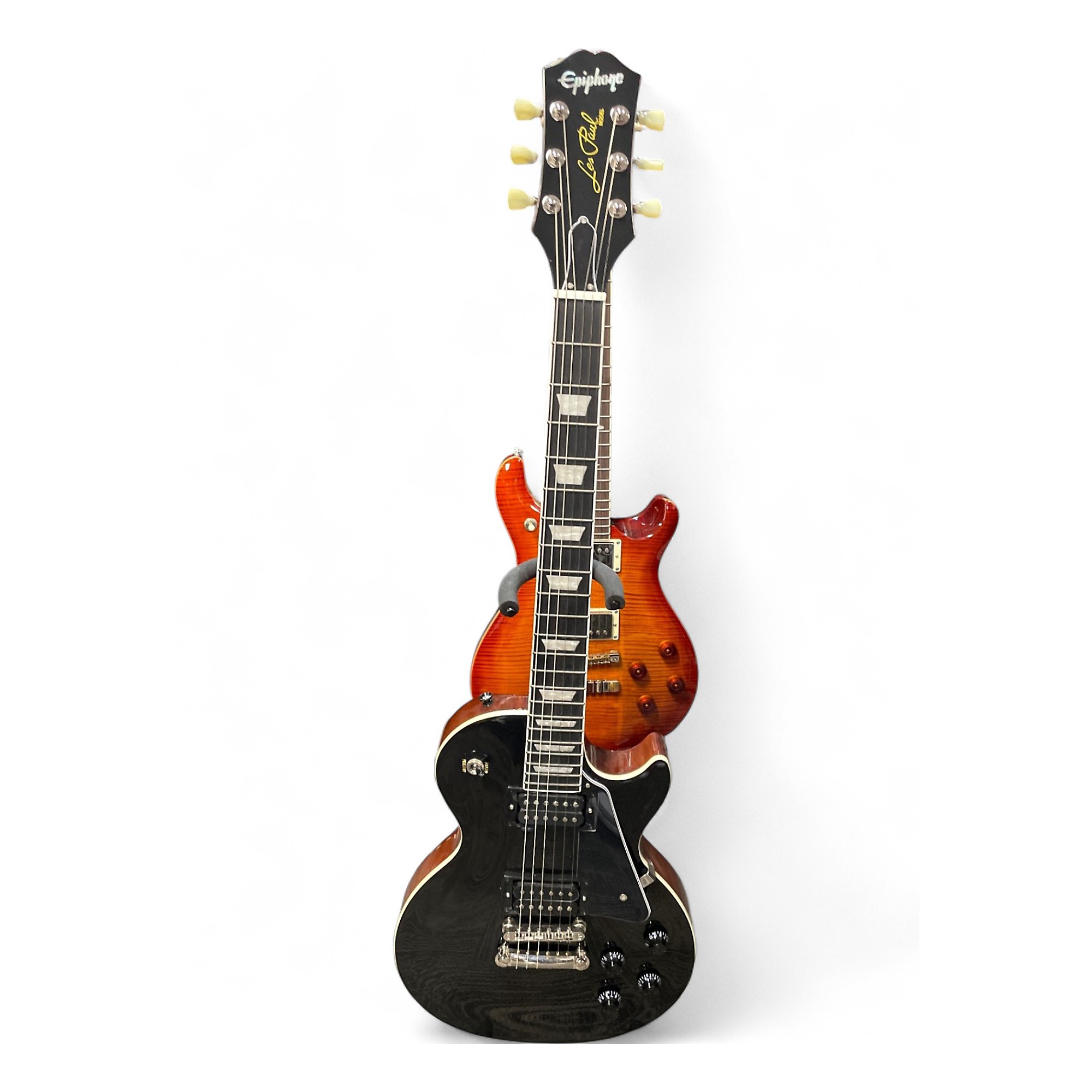 ギター Epiphone LP STD Black e Sparkle Used Epiphone LES PAUL MODERN BLACK SPARKLE Solid Body