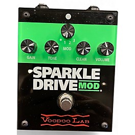 Used Voodoo Lab Sparkle Drive Mod Overdrive Effect Pedal