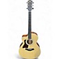 Used Taylor 214CE Left Handed Natural Acoustic Electric Guitar thumbnail