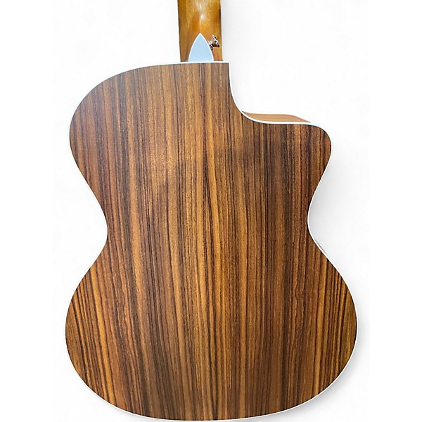 Used Taylor 214CE Left Handed Natural Acoustic Electric Guitar