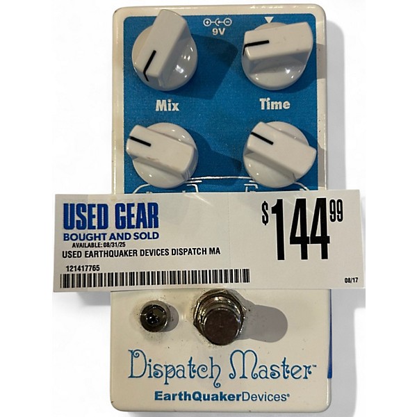 Used EarthQuaker Devices Dispatch Master Delay and Reverb Effect Pedal