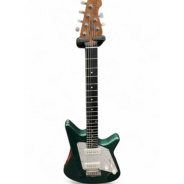 Used Sterling by Music Man ALBERT LEE AL40P GREEN Solid Body Electric Guitar