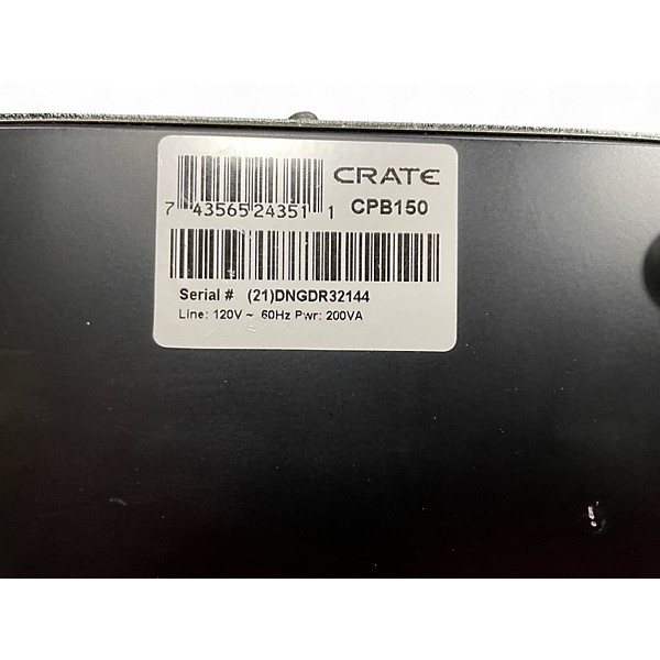 Used Crate CPB150 POWER BLOCK Solid State Guitar Amp Head