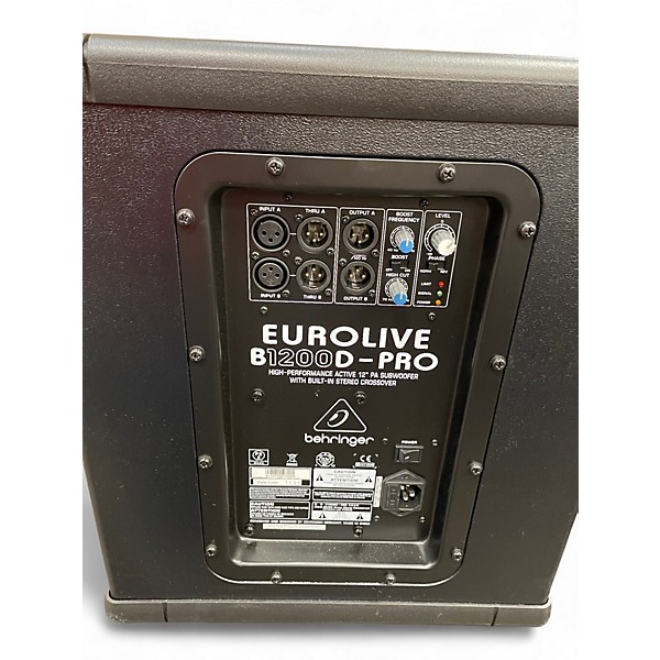 Used Behringer EUROLIVE B 1200DPRO Powered Subwoofer