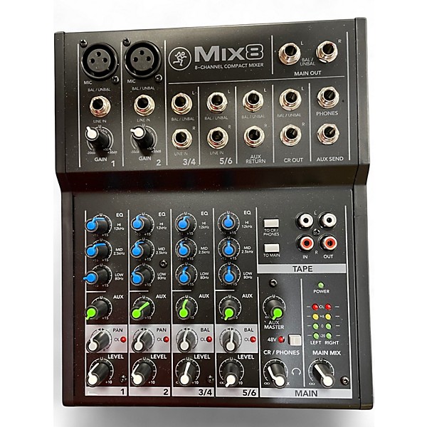 Used Mackie MIX8 Unpowered Mixer