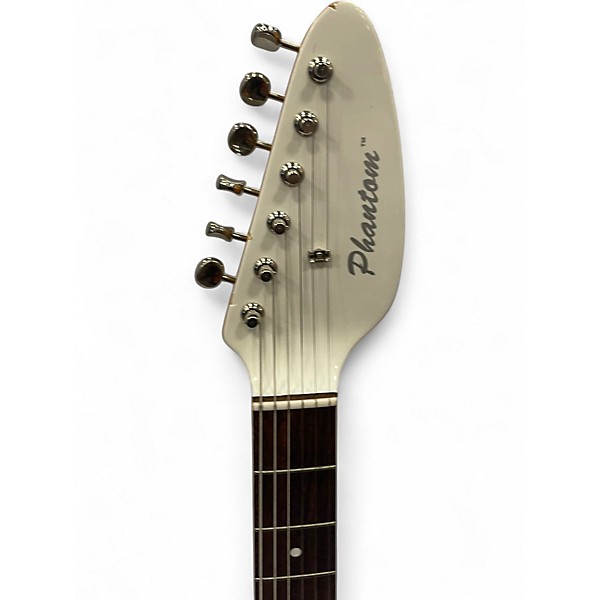 Used Phantom TEARDROP White Solid Body Electric Guitar