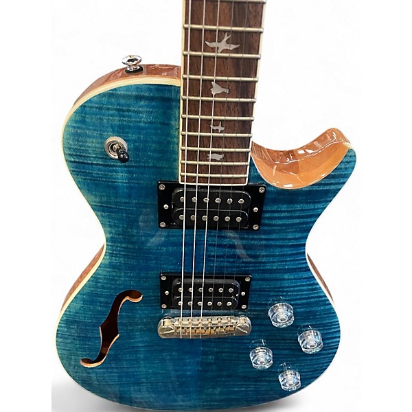 Used PRS Zach Myers Signature SE Sapphire Blue Trans Solid Body Electric Guitar
