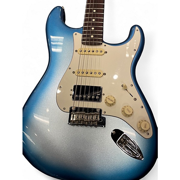 Used Fender Limited Edition American Showcase Stratocaster HSS  Sky Burst Metallic Solid Body Electric Guitar