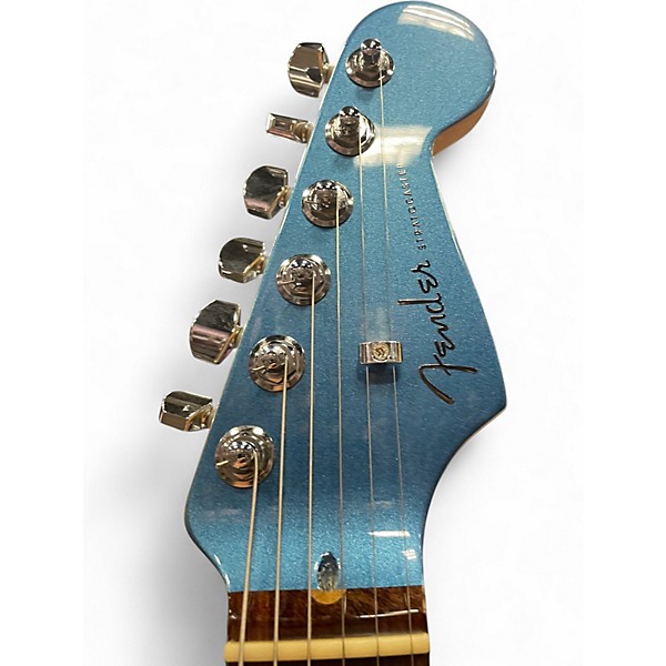 Used Fender Limited Edition American Showcase Stratocaster HSS  Sky Burst Metallic Solid Body Electric Guitar