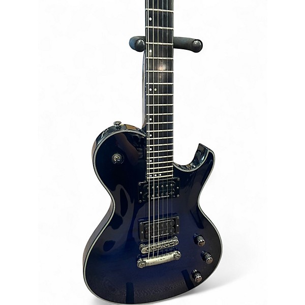 Used Schecter Guitar Research Blackjack SLS Blue Burst Solid Body Electric Guitar