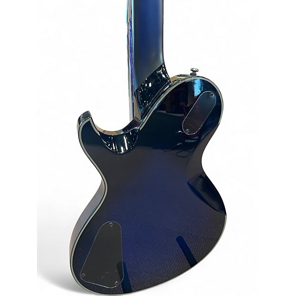 Used Schecter Guitar Research Blackjack SLS Blue Burst Solid Body Electric Guitar