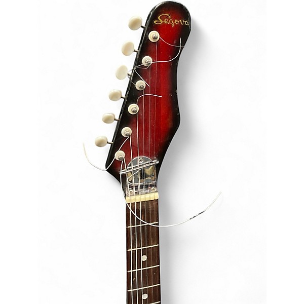 Used Segova 1960's kawaii MIJ Crimson Red Trans Solid Body