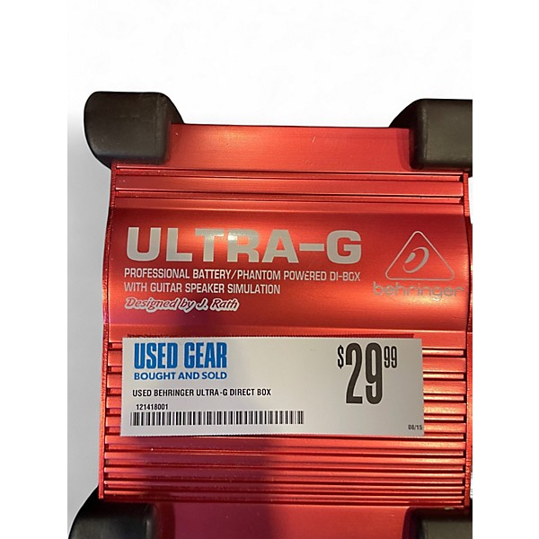 Used Behringer Ultra-G Direct Box