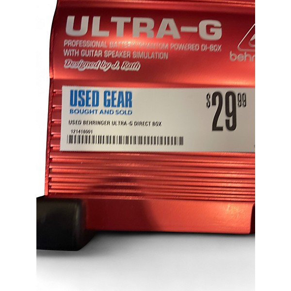 Used Behringer Ultra-G Direct Box