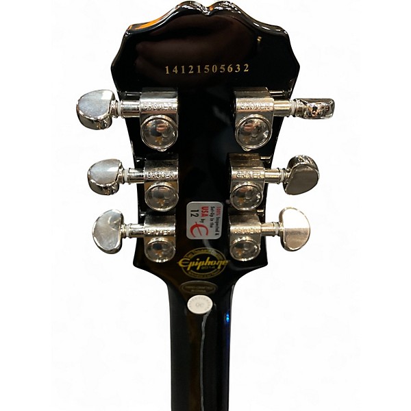 Used Epiphone Les Paul Custom Pro SILVER BURST Solid Body Electric Guitar