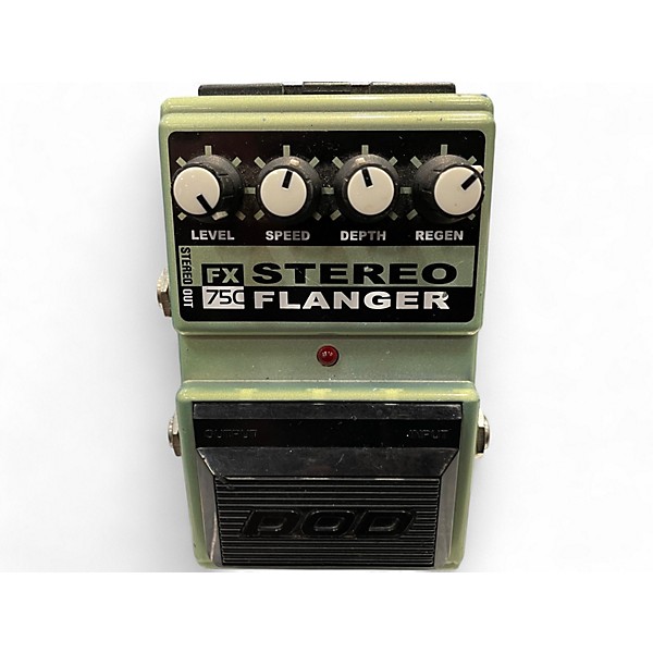 Used DOD FX75C STEREO FLANGER Effect Pedal