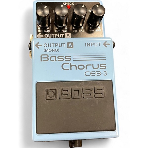 Used BOSS CEB3 Bass Chorus Bass Effect Pedal | Guitar Center