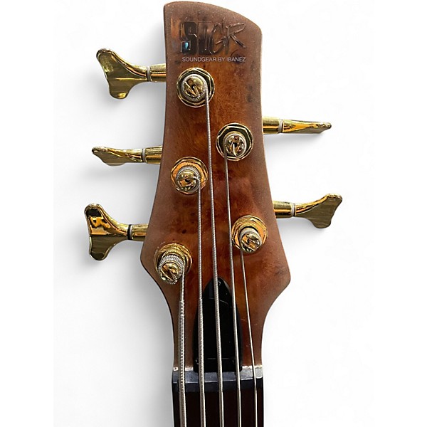 Used Ibanez SR405 5 String Mars Gold Electric Bass Guitar