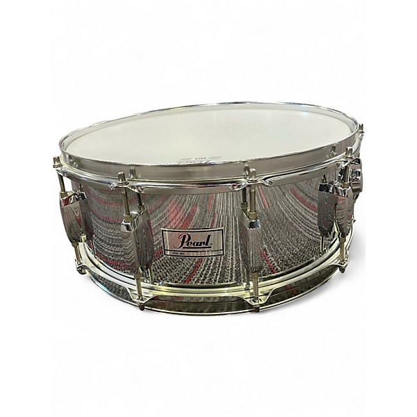 Used Pearl 6.5X14 Sensitone Snare Metallic Silver Drum