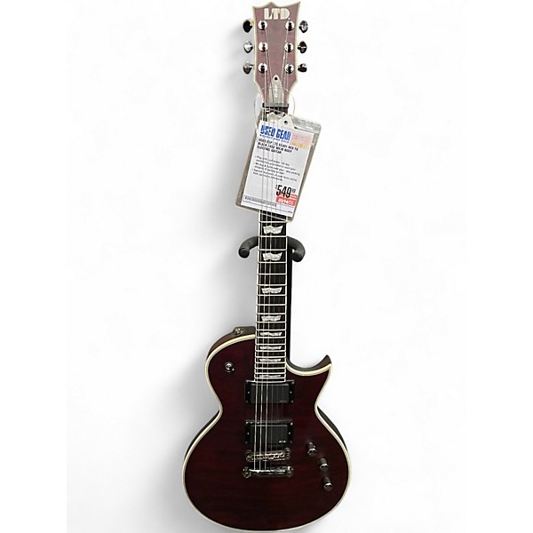Used ESP LTD EC401 Red to Black Fade Solid Body Electric Guitar