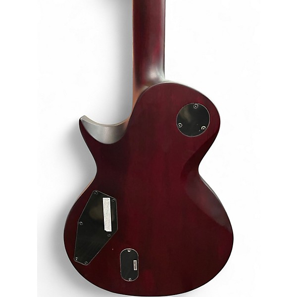 Used ESP LTD EC401 Red to Black Fade Solid Body Electric Guitar
