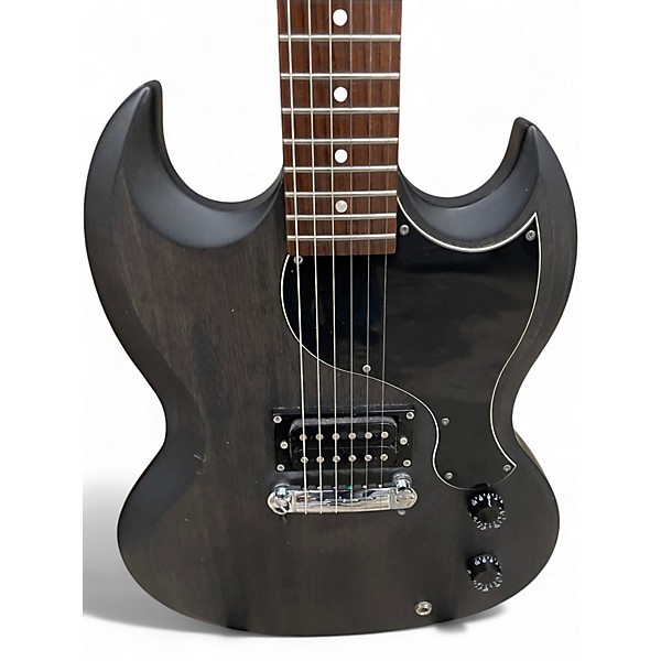 Used Epiphone SG Junior Matte Black Solid Body Electric Guitar
