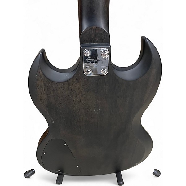 Used Epiphone SG Junior Matte Black Solid Body Electric Guitar