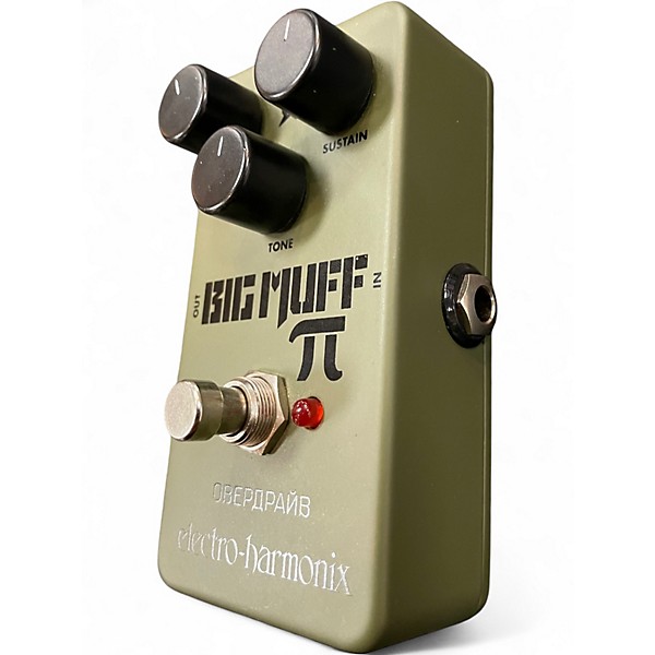 Used Electro-Harmonix Green Russian Big Muff Pi Fuzz Effect