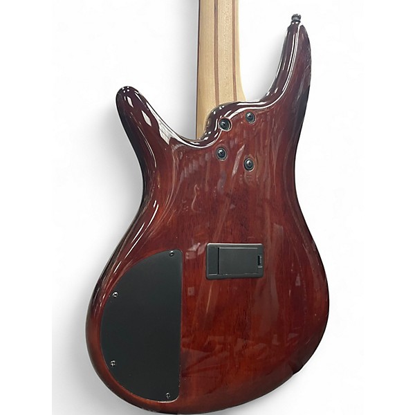 Used Ibanez SR405EQM Dragon Eye Burst Electric Bass Guitar